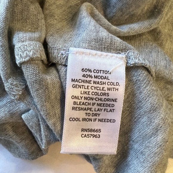 NWOT CASLON Grey Scoop Neck with Pocket Tee (XS) - Picture 7 of 8